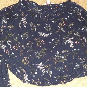 Floral long sleeve shirt